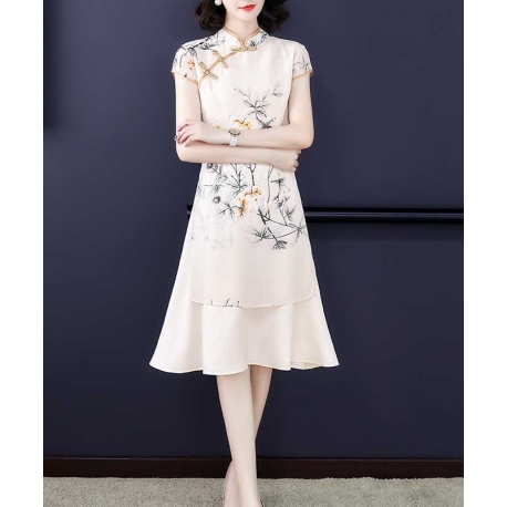 dress cheongsam import D7008