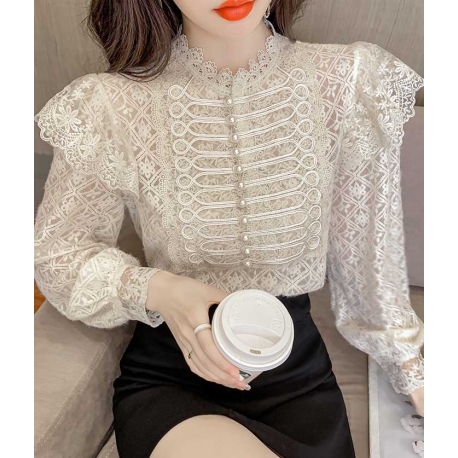 blouse  wanita korea T7016