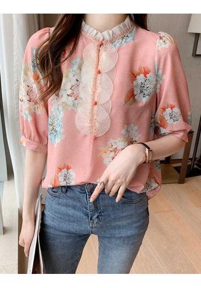 blouse  wanita korea T7018