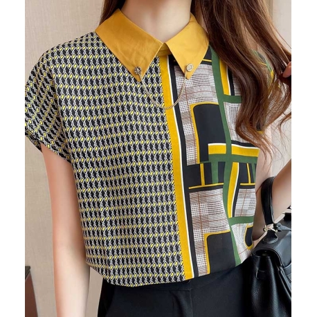 blouse  wanita korea T7020