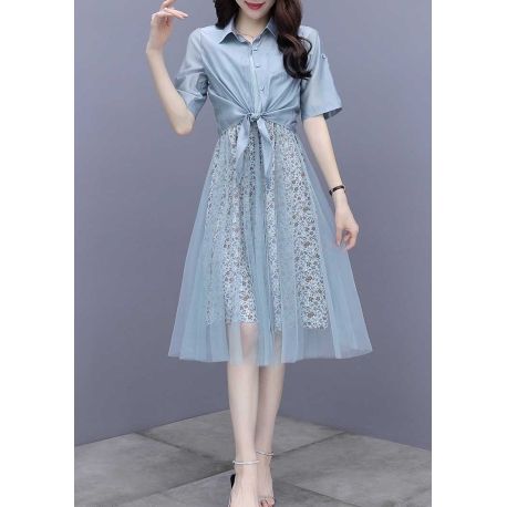 dress wanita korea D7018