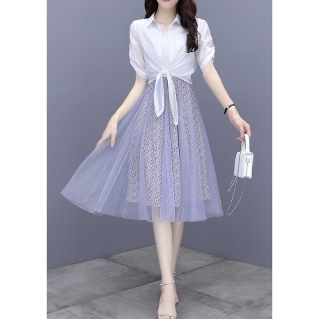 dress wanita korea D7018