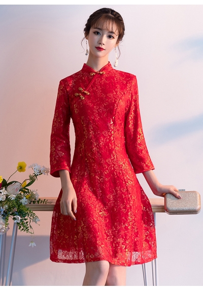 dress cheongsam import D7033