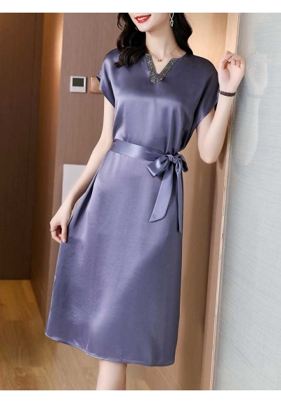 dress wanita korea D7036