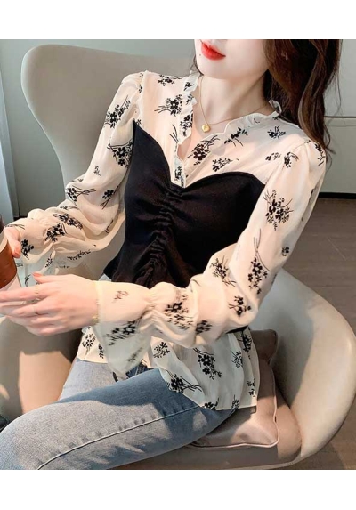 blouse wanita korea T7047