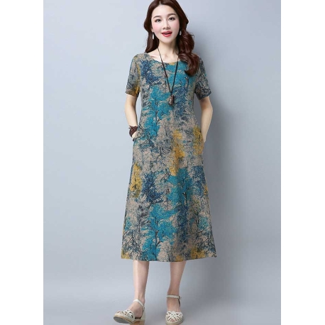 dress wanita import D7030