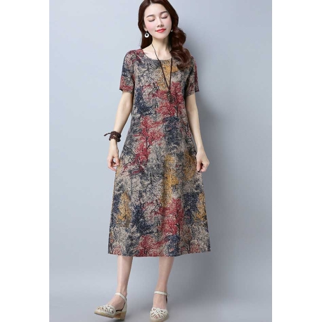 dress wanita import D7043