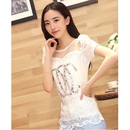 blouse wanita korea T1739