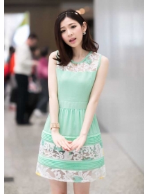 dress wanita model korea D1634