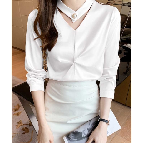 blouse  wanita korea T7088