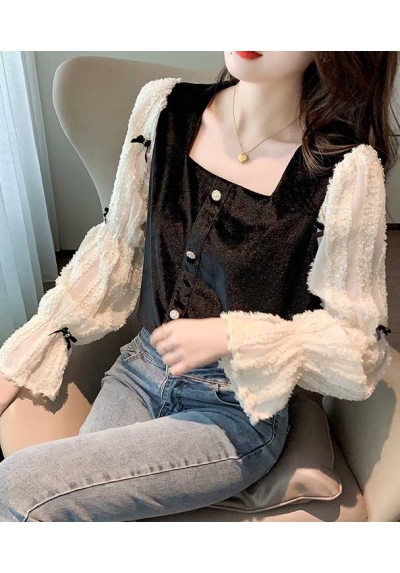 blouse  wanita korea T7096