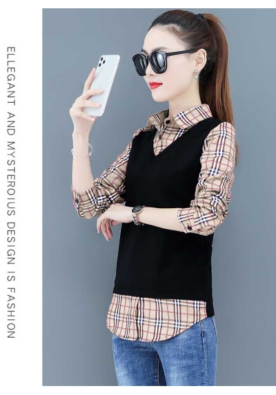 blouse  wanita korea T7116
