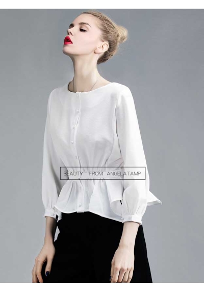 blouse wanita korea T7147