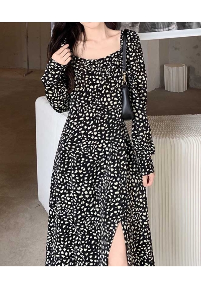 dress wanita korea D7103