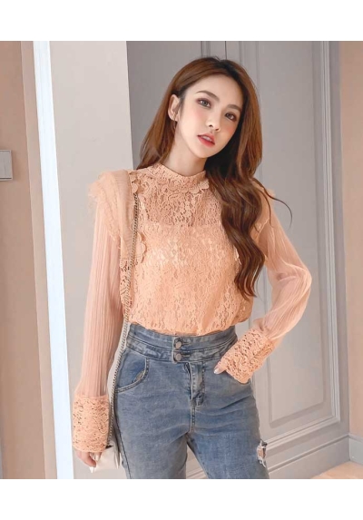 blouse wanita korea T7172