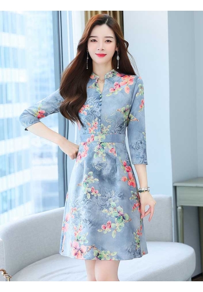 dress wanita korea D7120