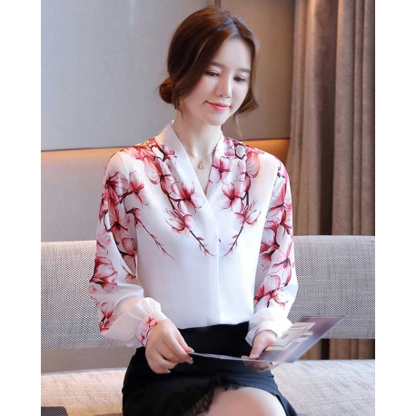 blouse wanita korea T7176