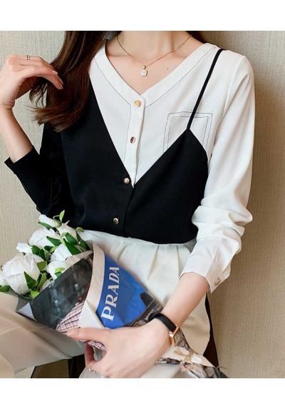 blouse wanita korea T7180