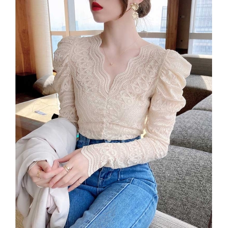 blouse wanita korea T7208