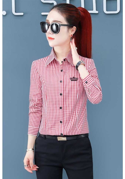 kemeja wanita korea T7215