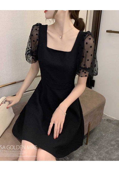 dress wanita korea D7131
