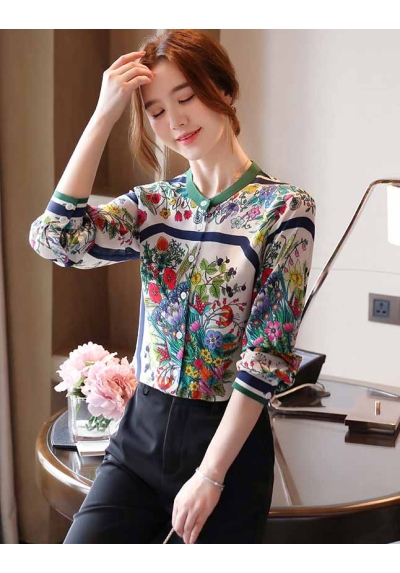 kemeja wanita import T7230