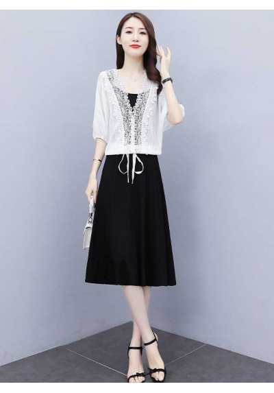 dress wanita korea D7179