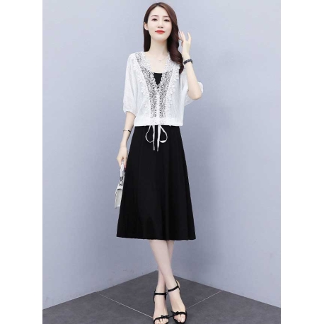 dress wanita korea D7179