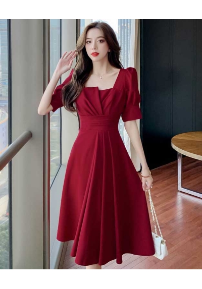 dress wanita korea D7179