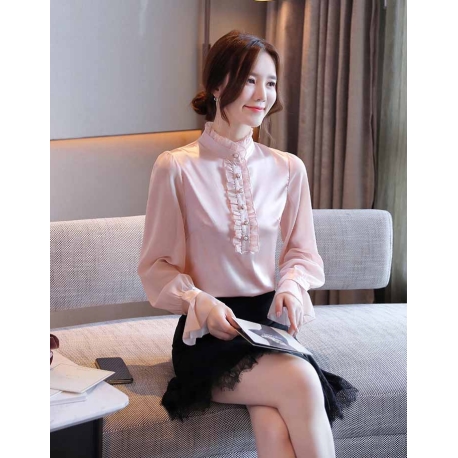 blouse brukat korea T6146