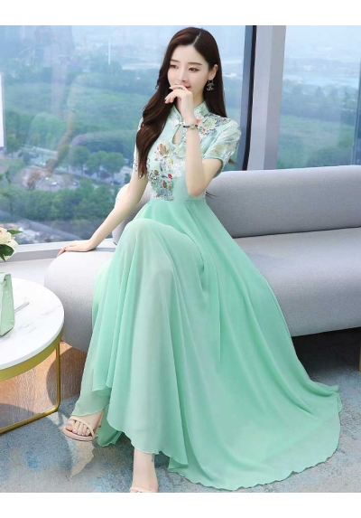 long dress korea D7071