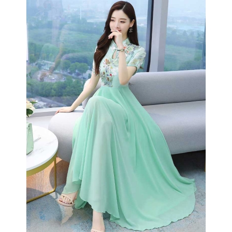 long dress korea D7071