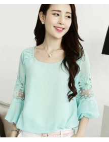 blouse chiffon import T1828