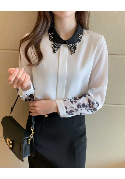 atasan blouse wanita korea T7285