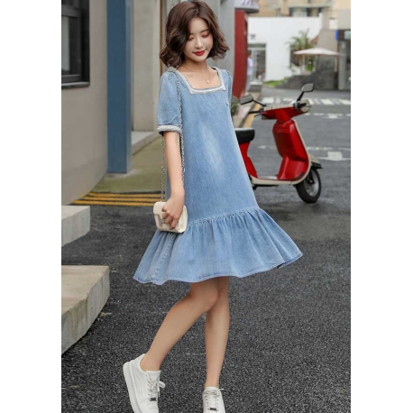 dress wanita korea D7199