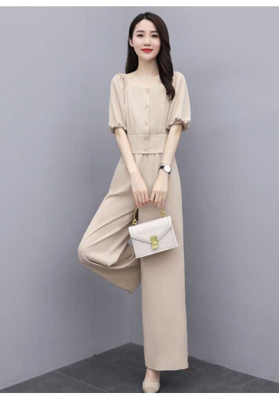set atasan + celana wanita korea D7220