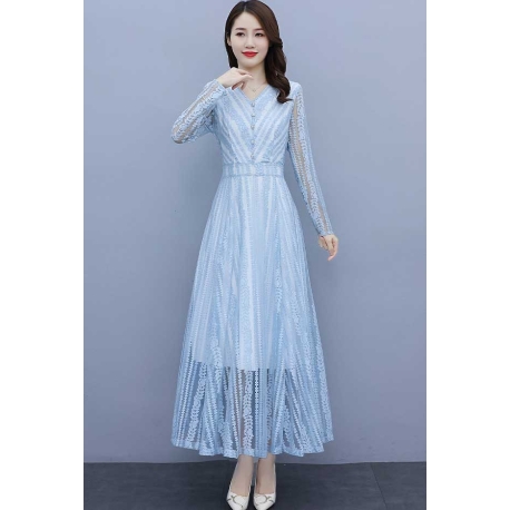 dress wanita korea D7225