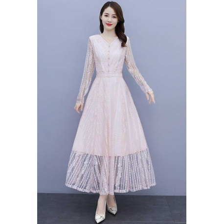 dress wanita korea D7226