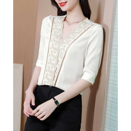 atasan blouse wanita korea T7312