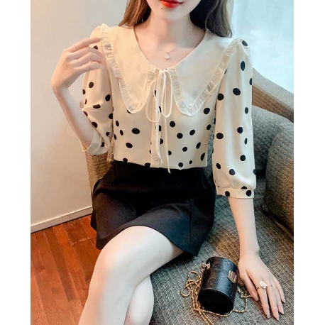 atasan blouse wanita korea T7327