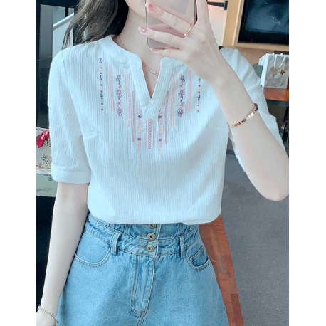 atasan blouse  wanita korea T7351