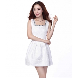 dress pesta wanita korea D1729