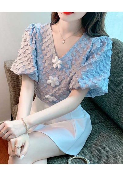 atasan blouse  wanita korea T7357
