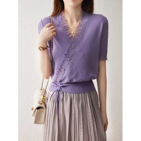 atasan blouse  rajut import T7355