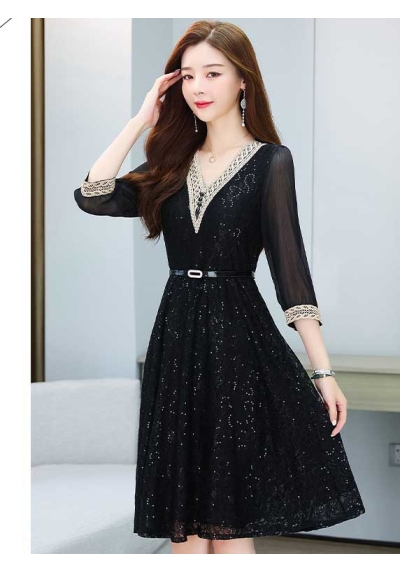 dress wanita korea D7265