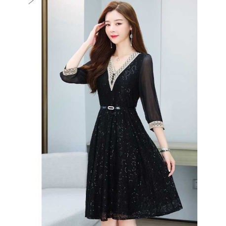 dress wanita korea D7265