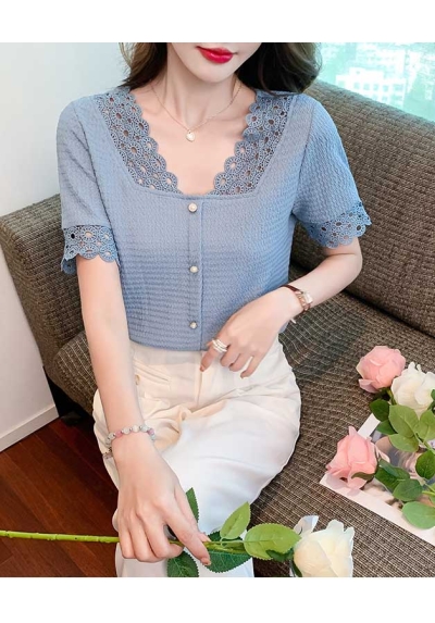 atasan blouse  wanita korea T7351