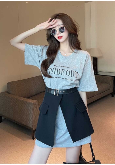 dress wanita korea D7278