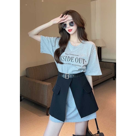 dress wanita korea D7278