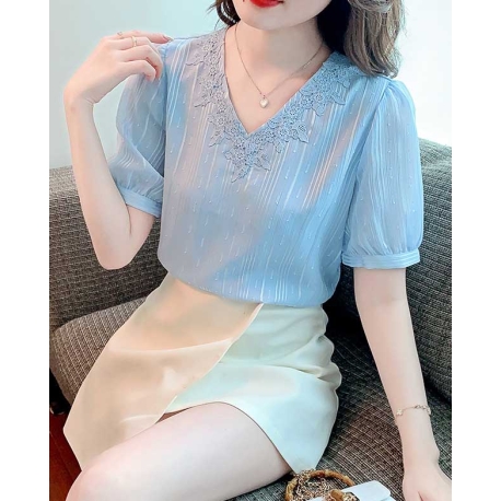 atasan blouse  wanita korea T7371